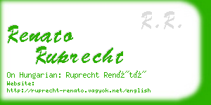 renato ruprecht business card